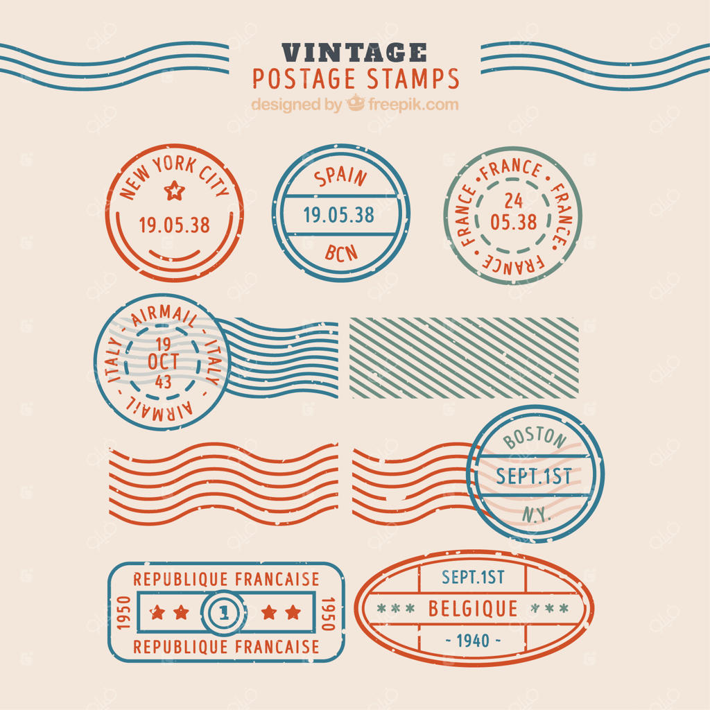 مجموعه تمبرهای قدیمی