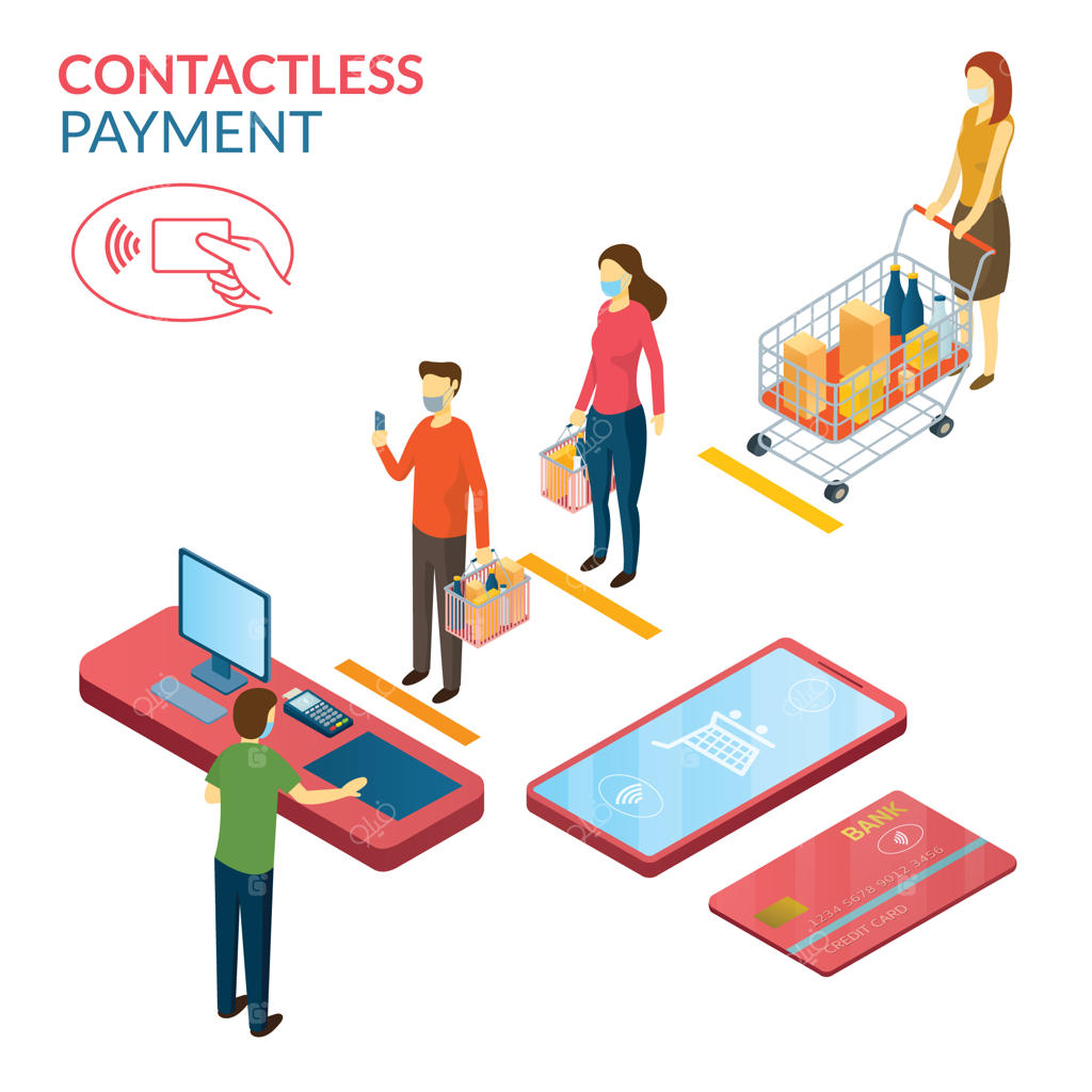 عادی‌سازی جدید: فاصله‌گذاری اجتماعی و پرداخت بدون تماس، خرید در فروشگاه‌ها و سوپرمارکت‌ها