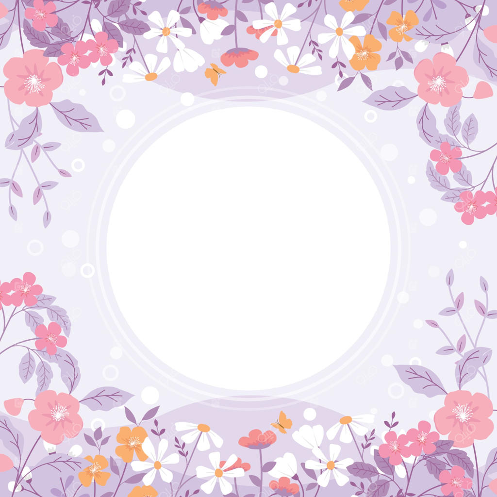 پس‌زمینه گل‌های بهاری