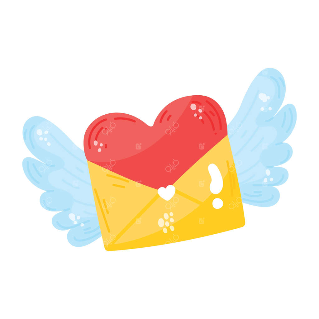 آیکون برچسب رمانتیک برای ایمیل