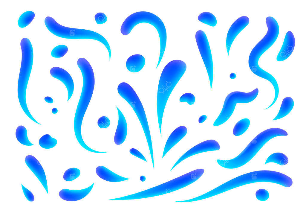 مجموعه‌ای از عناصر طرحی جداگانه با اشکال مختلف. پترن مدرن انتزاعی با طراحی رنگارنگ و سیال. پس‌زمینه هنری مد روز. تصویرسازی وکتور.