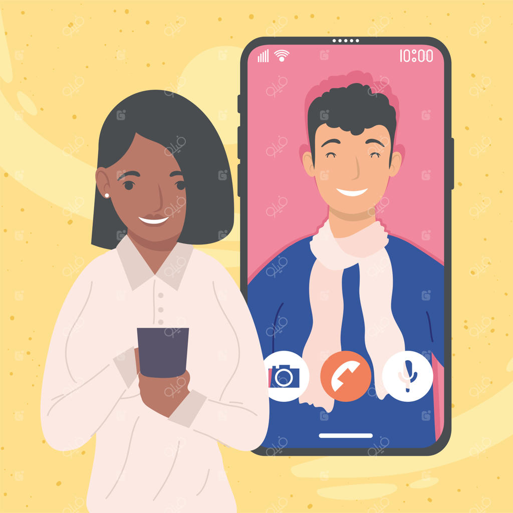 ارتباط زوج با استفاده از گوشی‌های هوشمند و فناوری موبایل