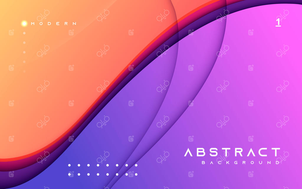 پس‌زمینه انتزاعی رنگارنگ با ترکیب اشکال مدرن