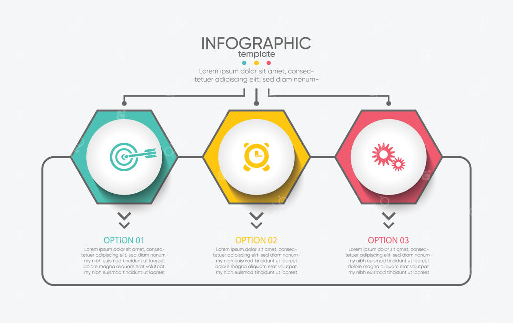قالب اینفوگرافیک تجاری برای ارائه