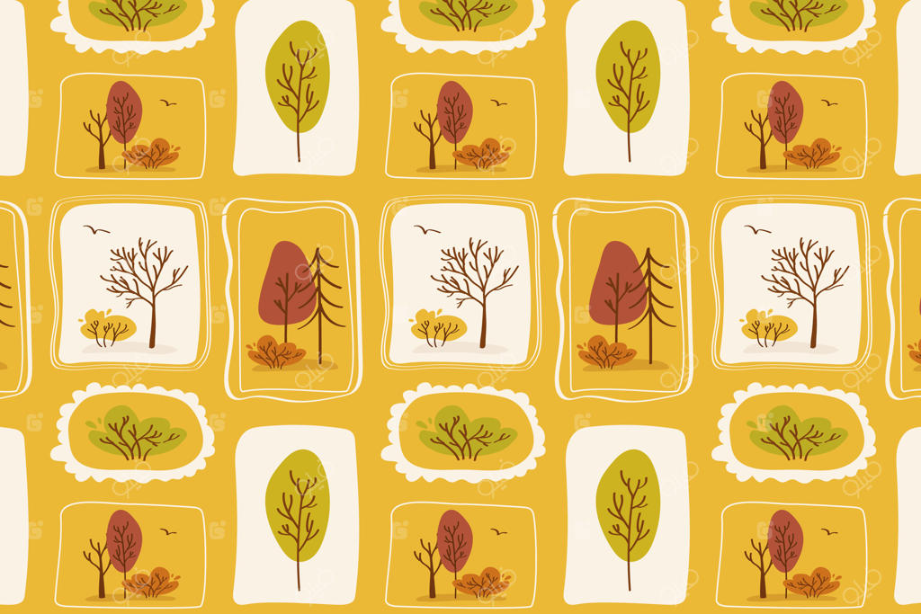 طرح درخت زیبا برای پروژه‌های طراحی خلاقانه وکتوری حرفه‌ای