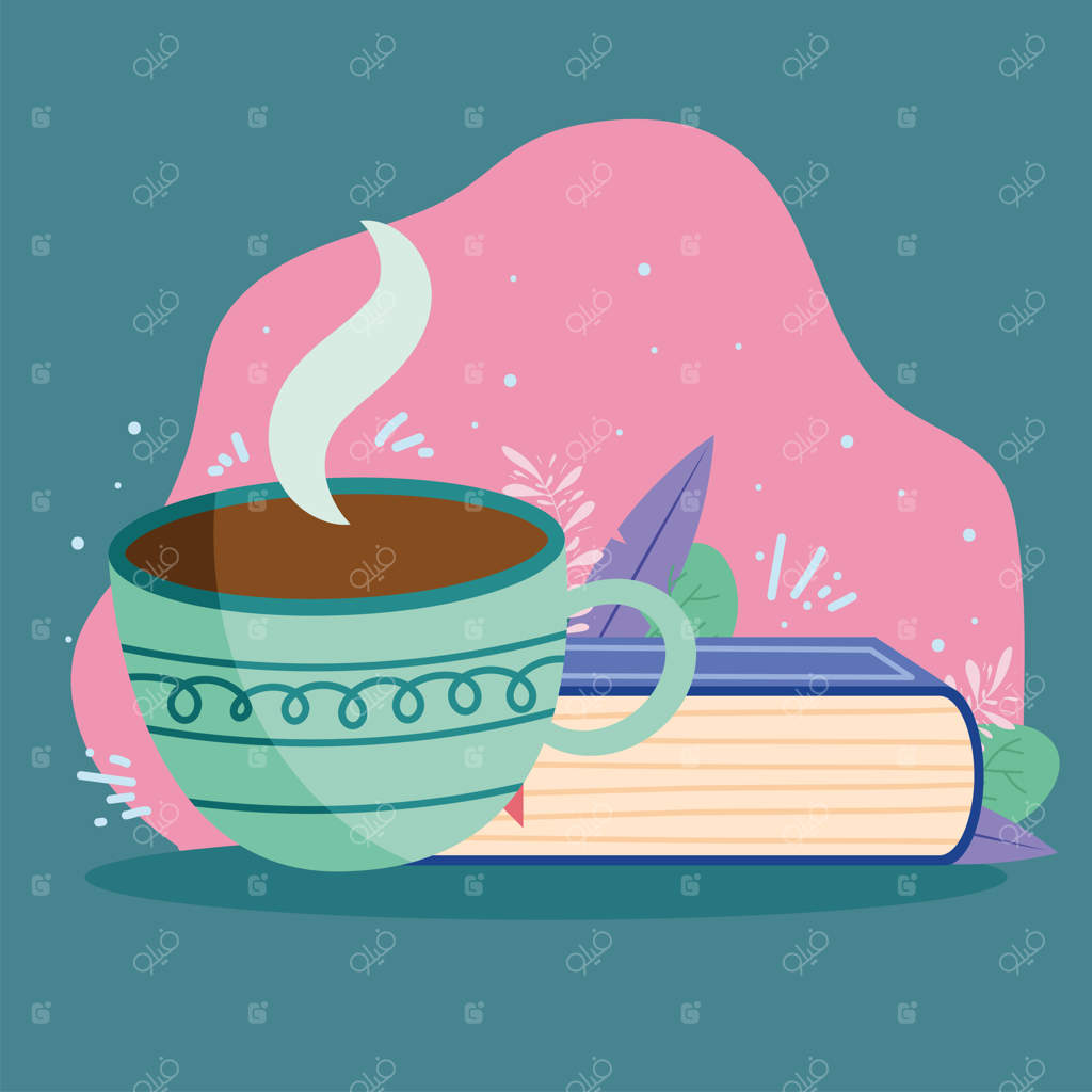کتاب و فنجان قهوه