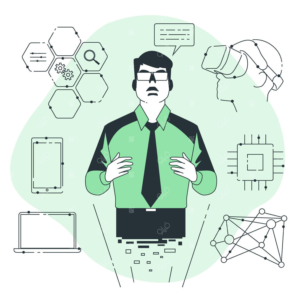 تصویری از مفهوم فناوری پیشگام