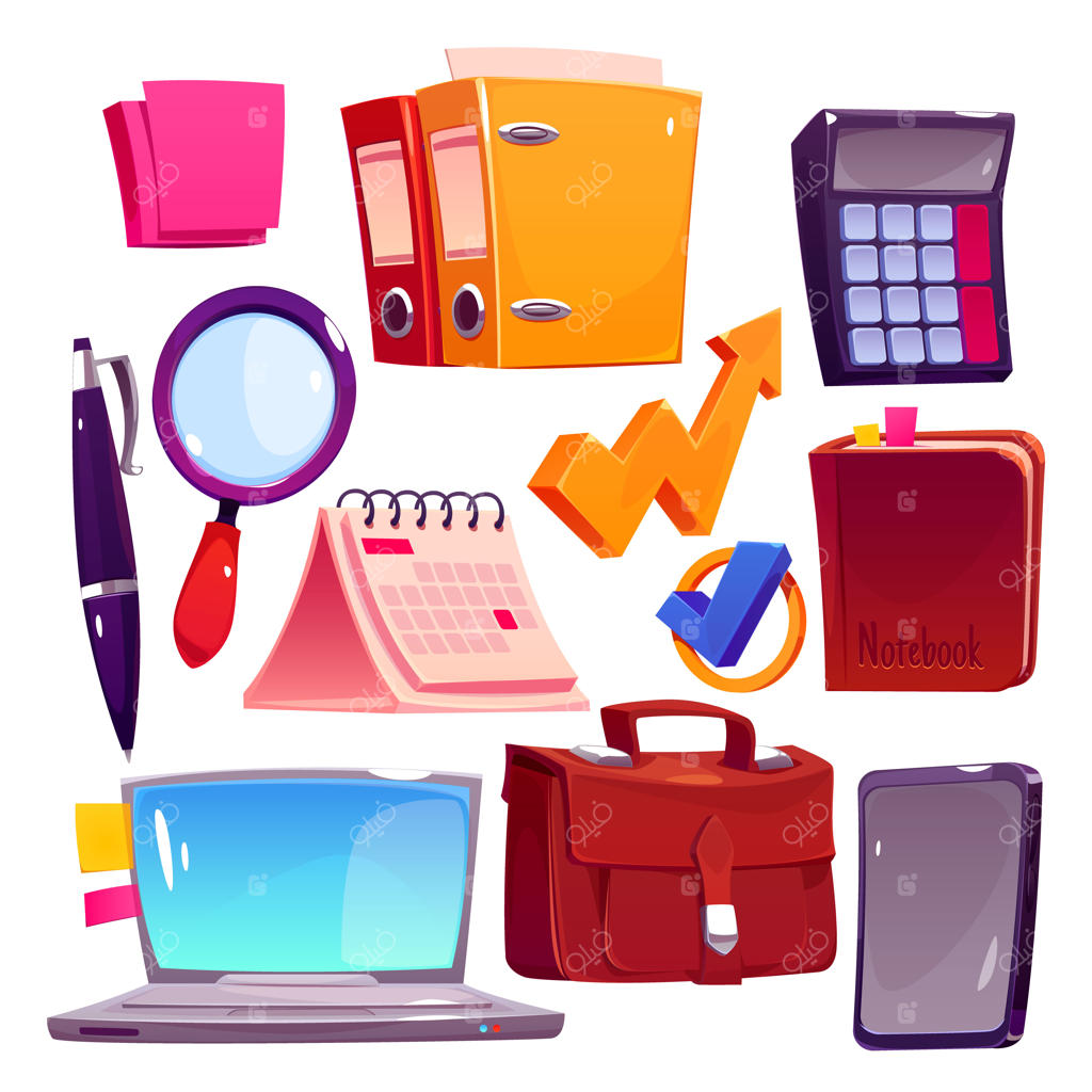 مجموعه برچسب‌های کارتونی بازرسی