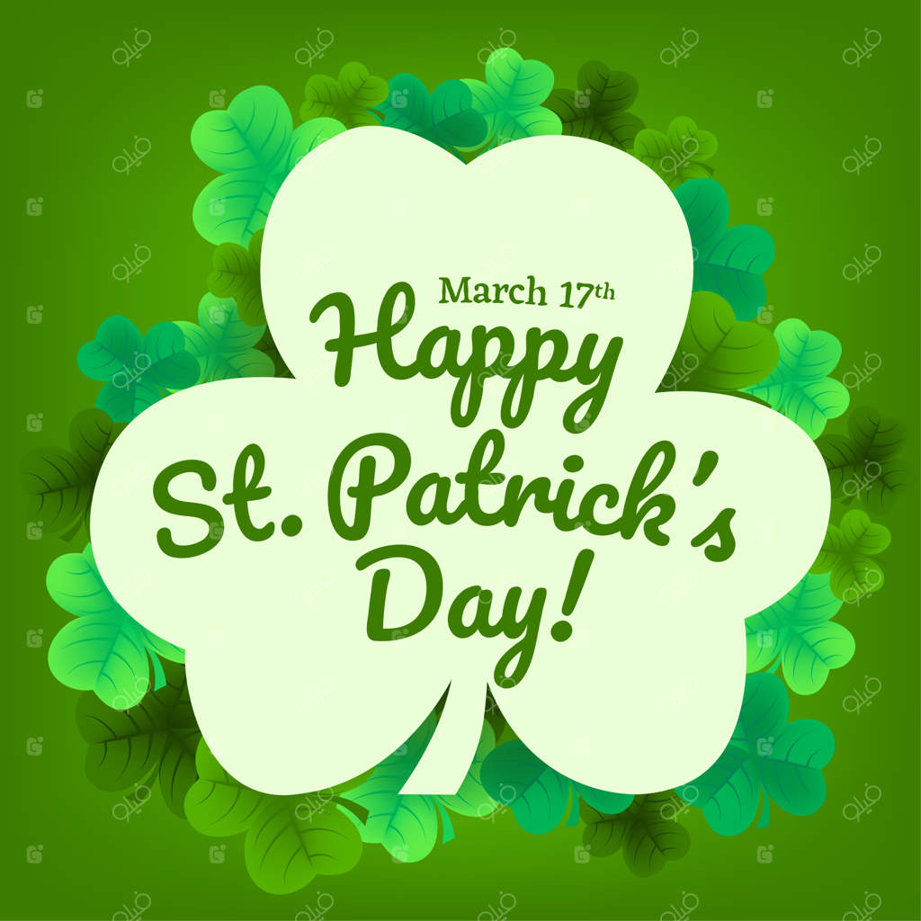 دعوت‌نامه جشن روز سنت پاتریک مبارک