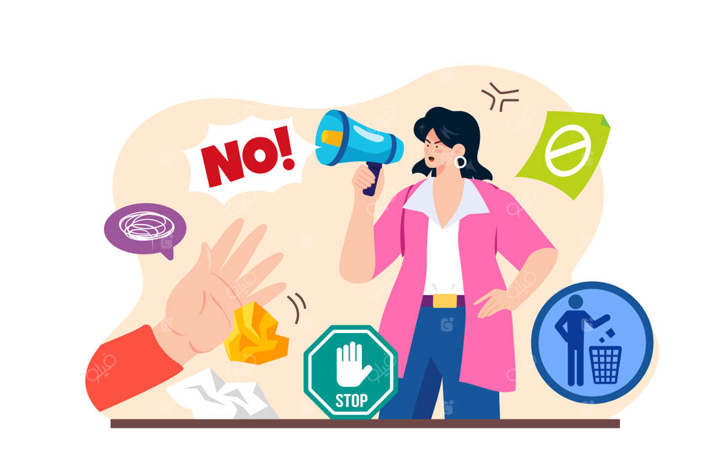 کمپین توقف انداختن زباله