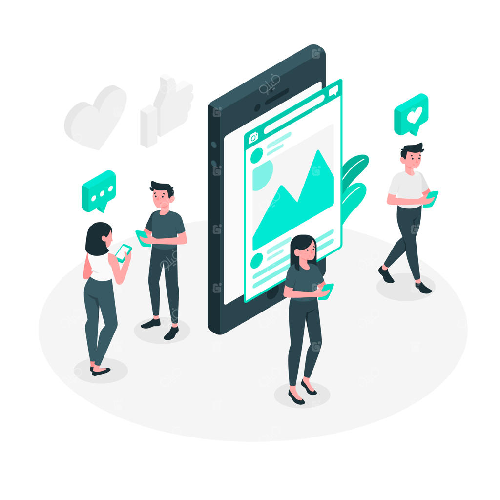 تصویرسازی مفهوم رسانه‌های اجتماعی