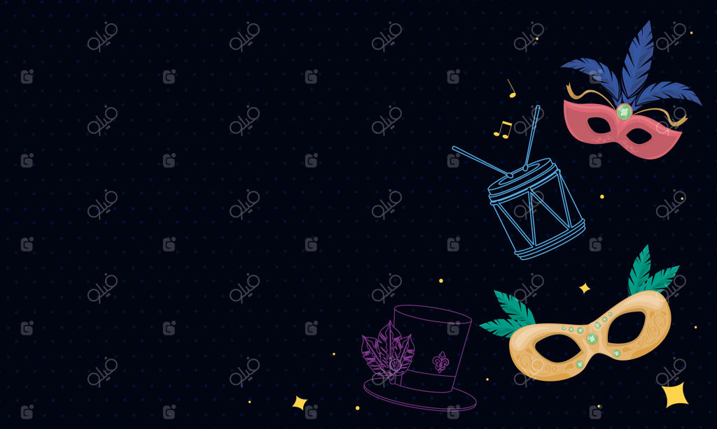 ماسک‌ها و طبل‌های ماردی گرا