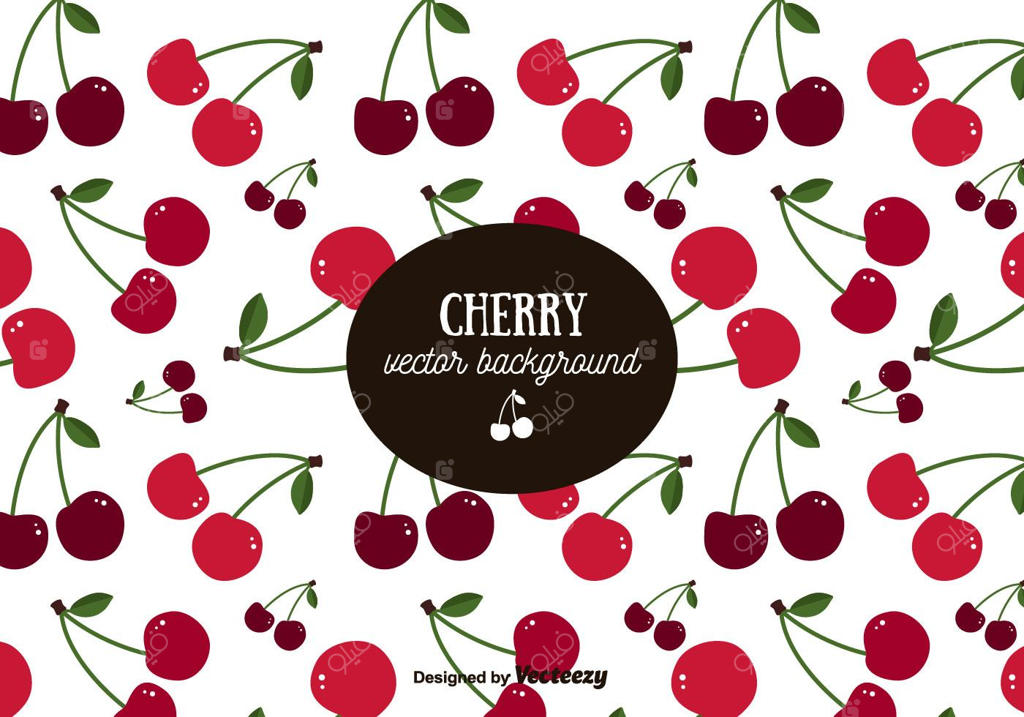 پس‌زمینه با طرح گیلاس