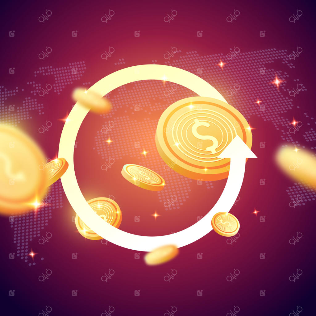 تصویرسازی اقتصاد جهانی با تدرج رنگ