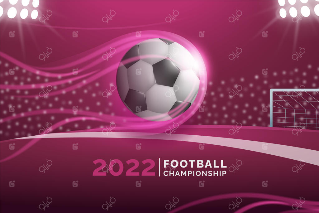 زمینه گرادیان برای مسابقات جهانی فوتبال