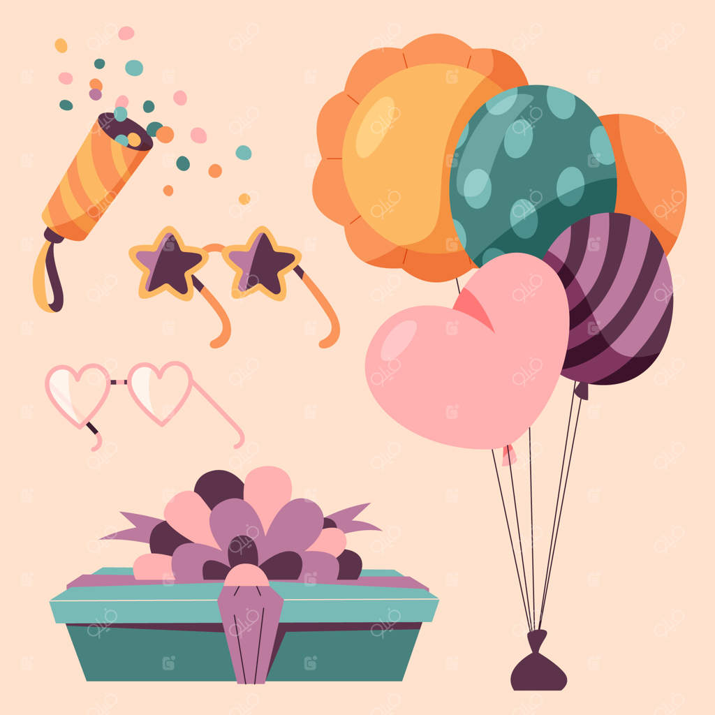 عناصر مجموعه تولد دست‌کشیده