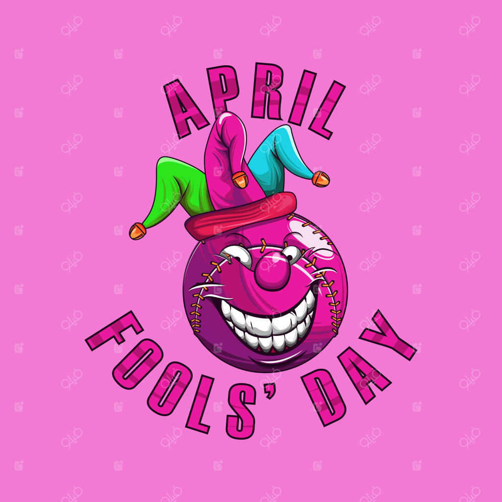 شخصیت مسکات دلقک بیس‌بال رنگارنگ ویژه روز دروغ اول آوریل