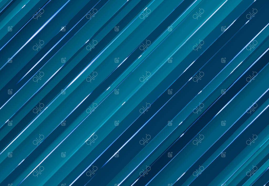 پیش‌زمینه ماتریسی علمی تخیلی با خطوط لیزری دیجیتال و فناوری مدرن در طیف آبی تیره.