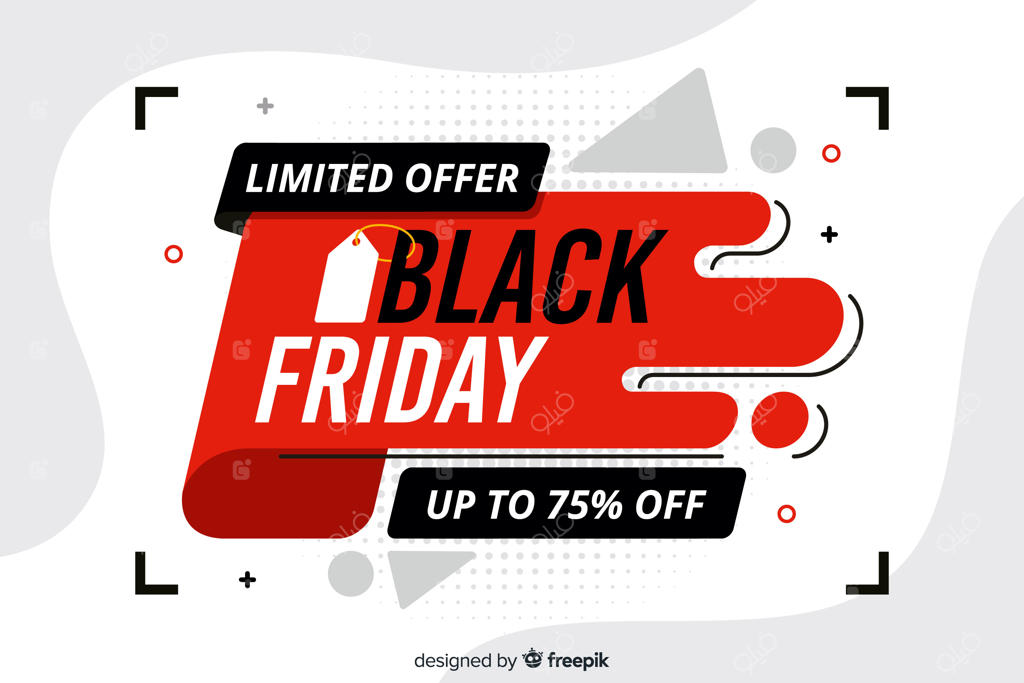 بنر پیشنهاد ویژه بلک فرایدی با طراحی ساده