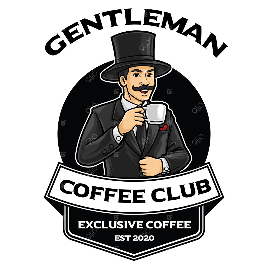 پترن لوگوی و لوگوی قهوه جنتلمن