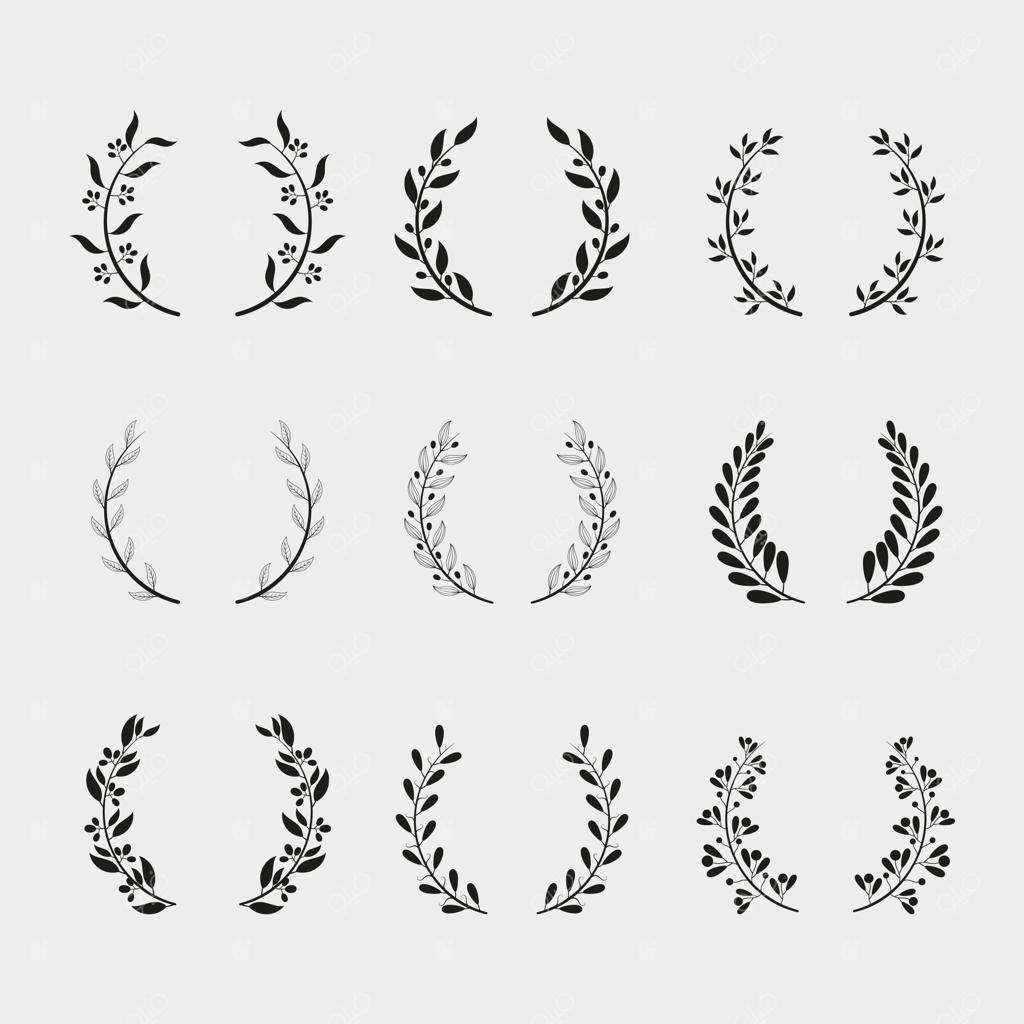 مجموعه لوگوهای درختی