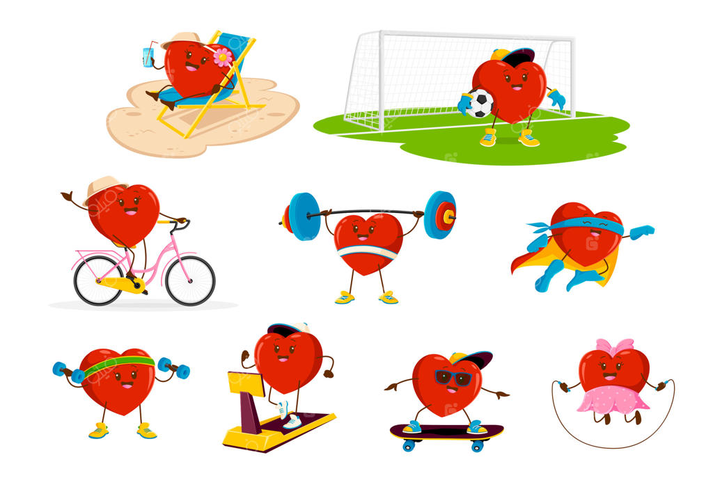 شخصیت‌های کارتونی قلب، شخصیت‌های عاشقانه