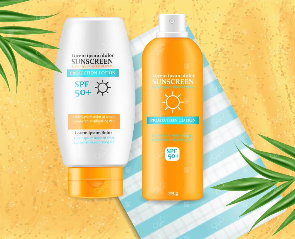 طرح اولیه کرم ضد آفتاب