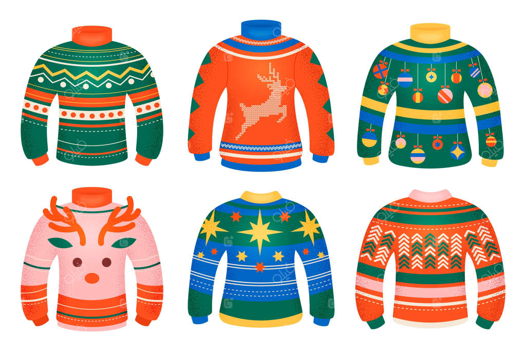 مجموعه ژاکت‌های زشت دست‌ساز