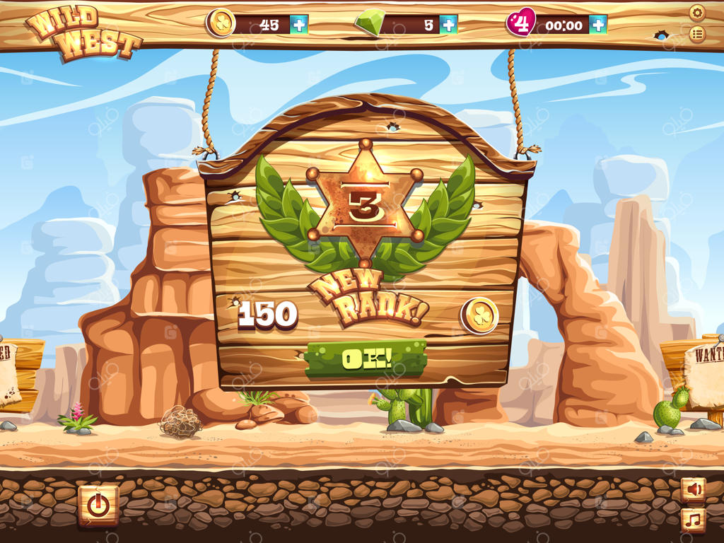 مثالی از تغییر رتبه در بازی غرب وحشی