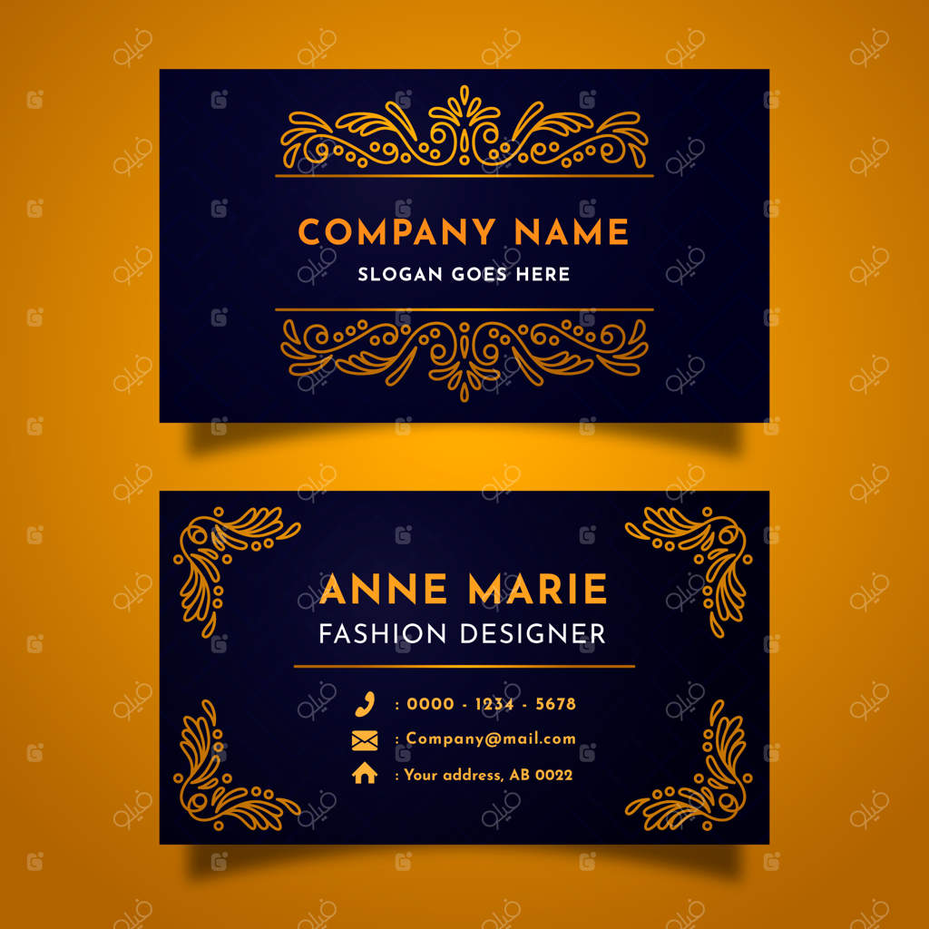 کارت ویزیت لوکس و شیک