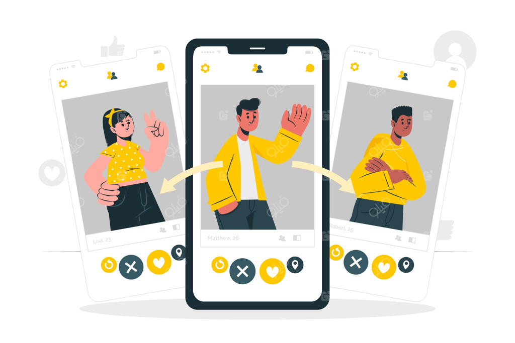 ایده تصویرسازی نمایه‌ها برای سواپ کردن