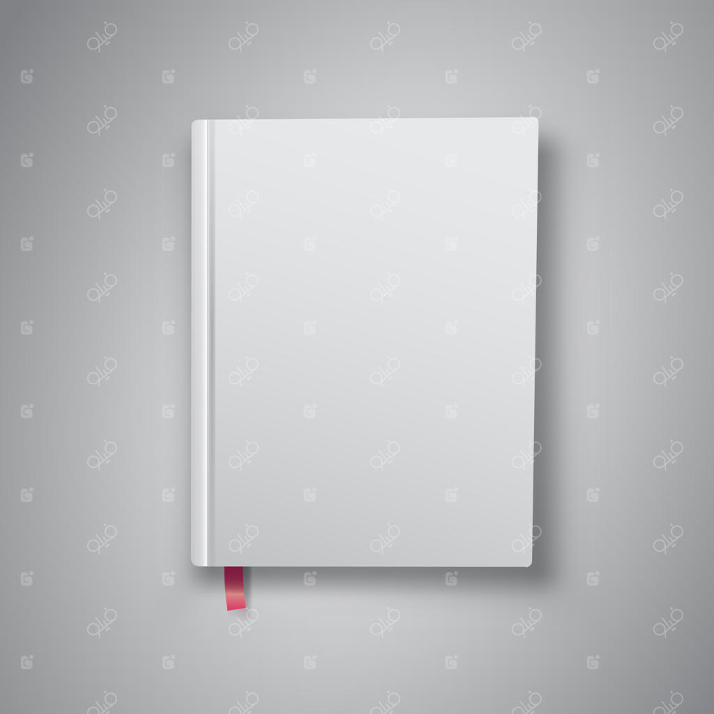 کتاب با جلد سفید و طرح واقع‌گرایانه