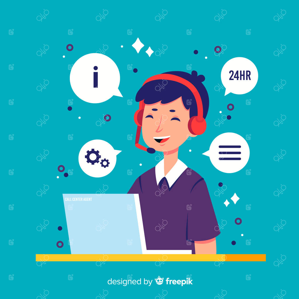 کمک‌ رسانی به مشتریان توسط کارشناس مرکز تماس