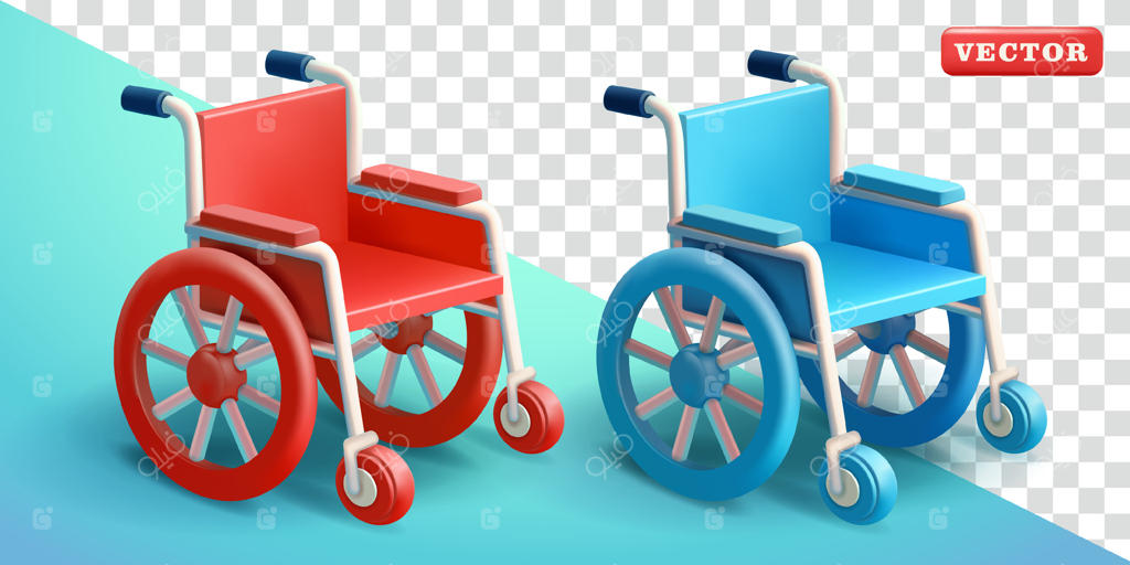 ویلچر سه‌بعدی: مناسب برای سلامت، تجارت و عناصر طراحی