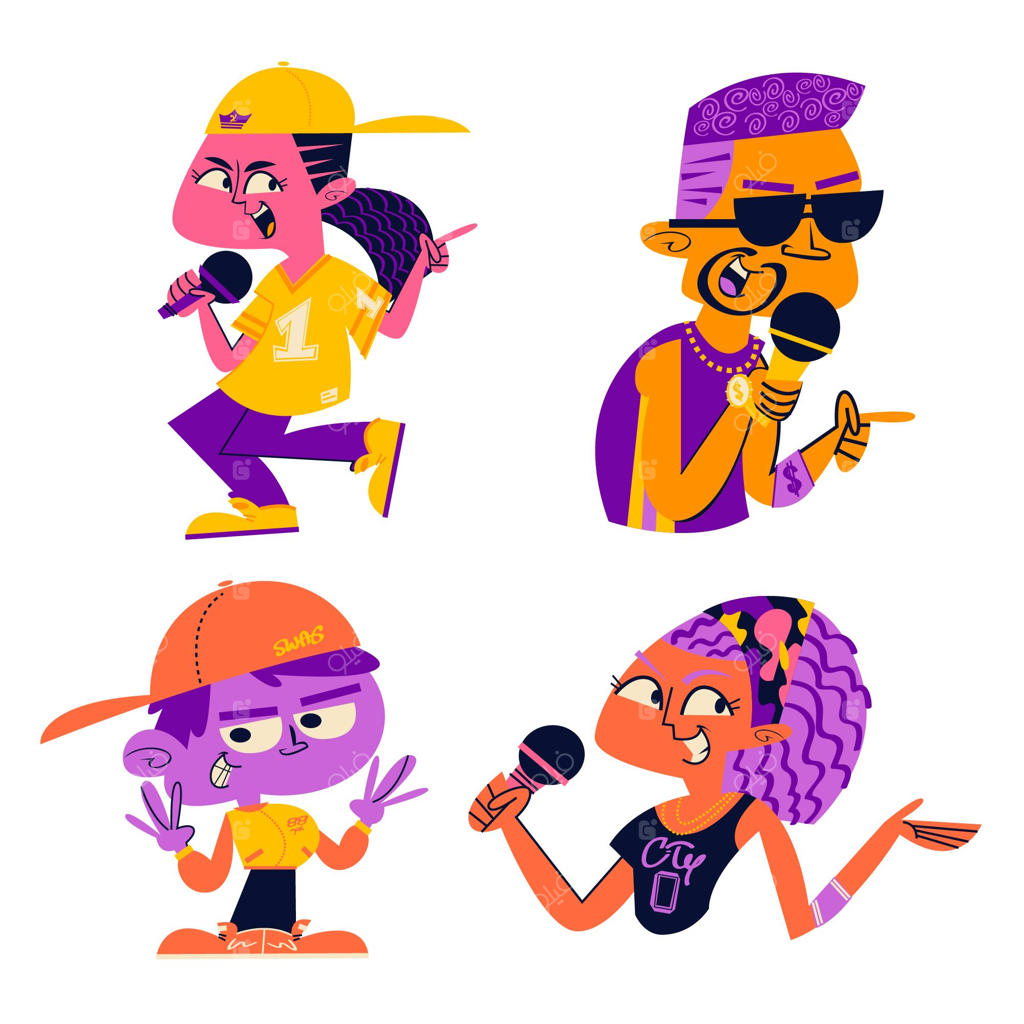 مجموعه برچسب‌های طرح خوانندگان