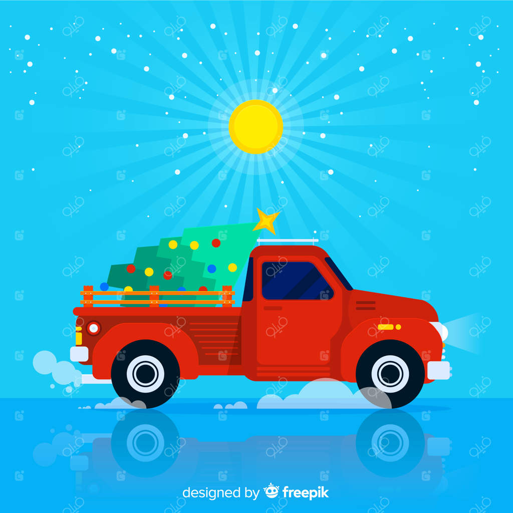 وانت با درخت کریسمس