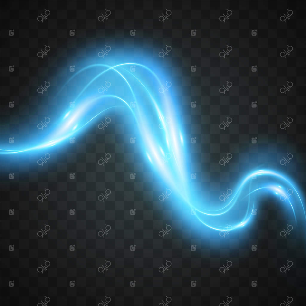 وکتور افکت نور انتزاعی.