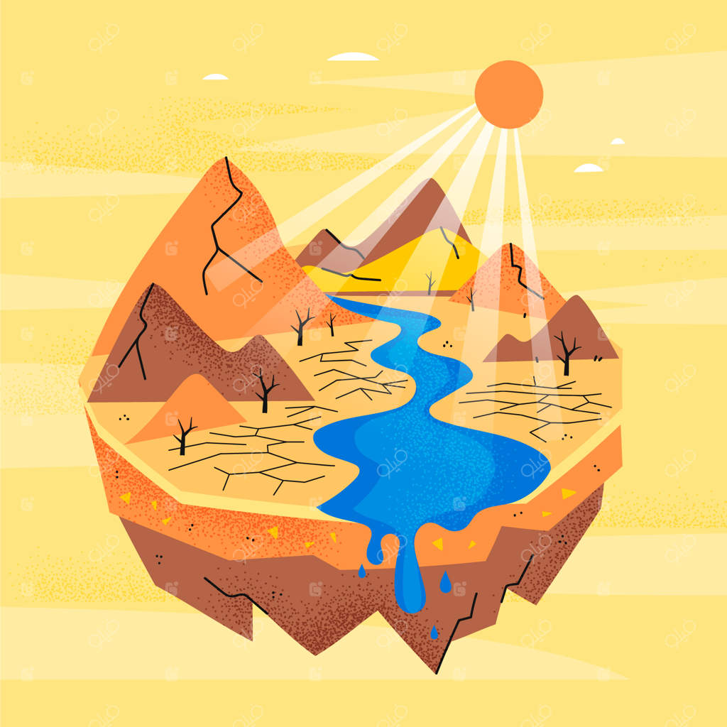 تصویرسازی خشکسالی به صورت دستی