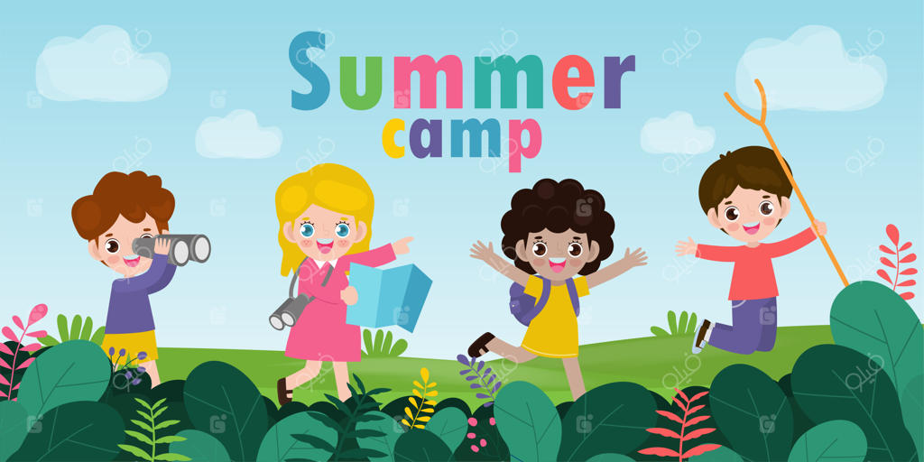 کودکان در اردوی تابستانی