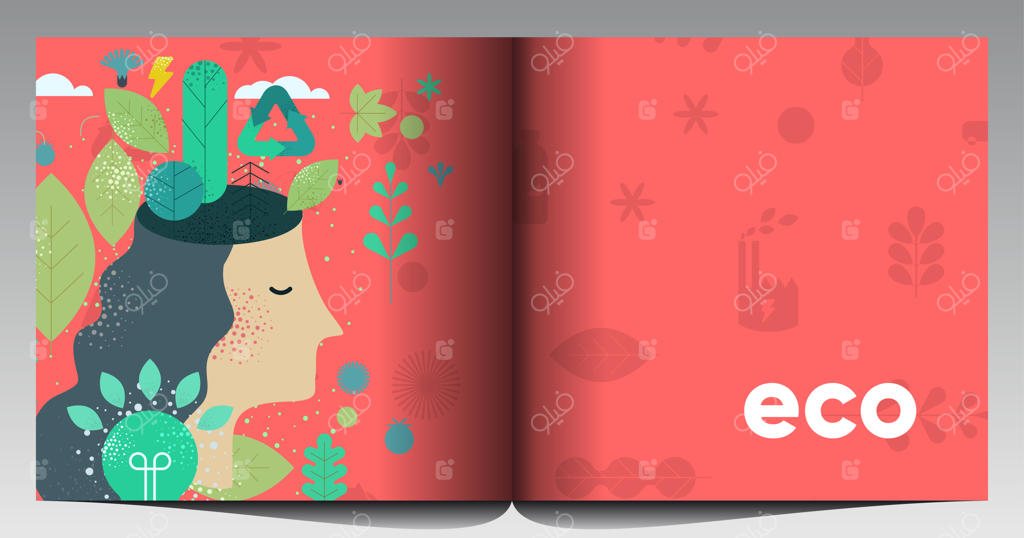 طبیعت و انرژی‌های تجدیدپذیر: بازیافت انرژی سبز و حفظ منابع طبیعی - مجموعه‌ای از تصاویر پس‌زمینه برای پوستر، بنر و جلد هنری