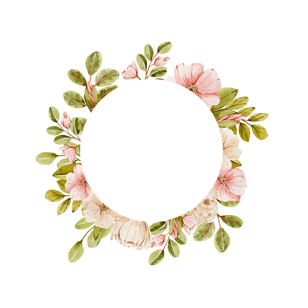 قاب آبرنگی با گل‌های رز لطیف برای یک مناسبت ویژه