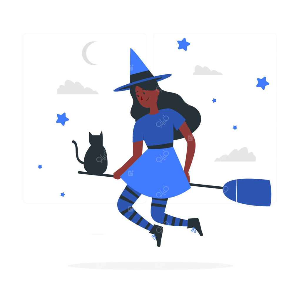 تصویرسازی از مفهوم جادوگر