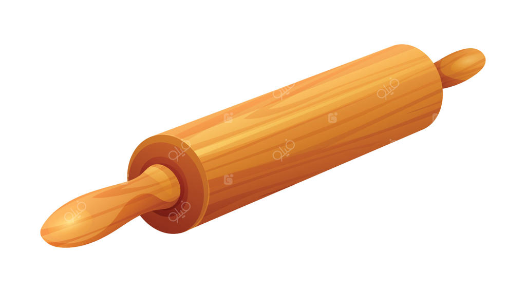 تصویر وکتور وردنه روی پس‌زمینه سفید