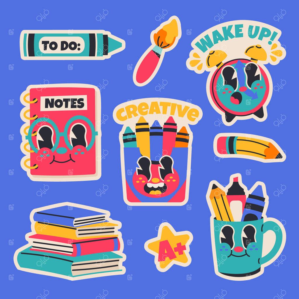 مجموعه برچسب‌ها برای فصل بازگشت به مدرسه