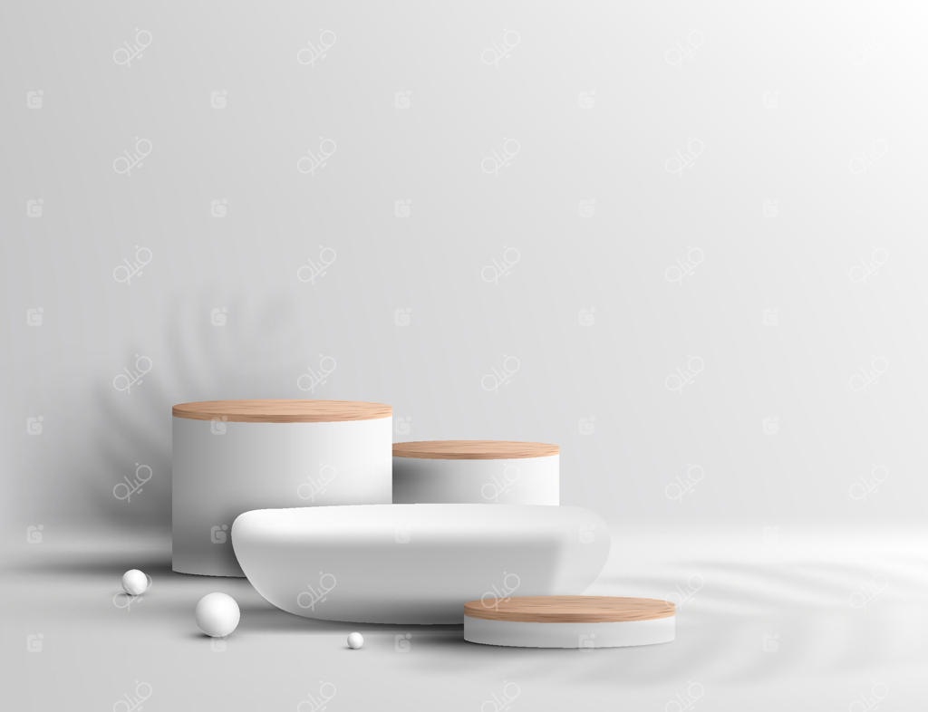 ظروف دکوری مدرن و شیک برای طراحی مینیمال، وکتور حرفه‌ای