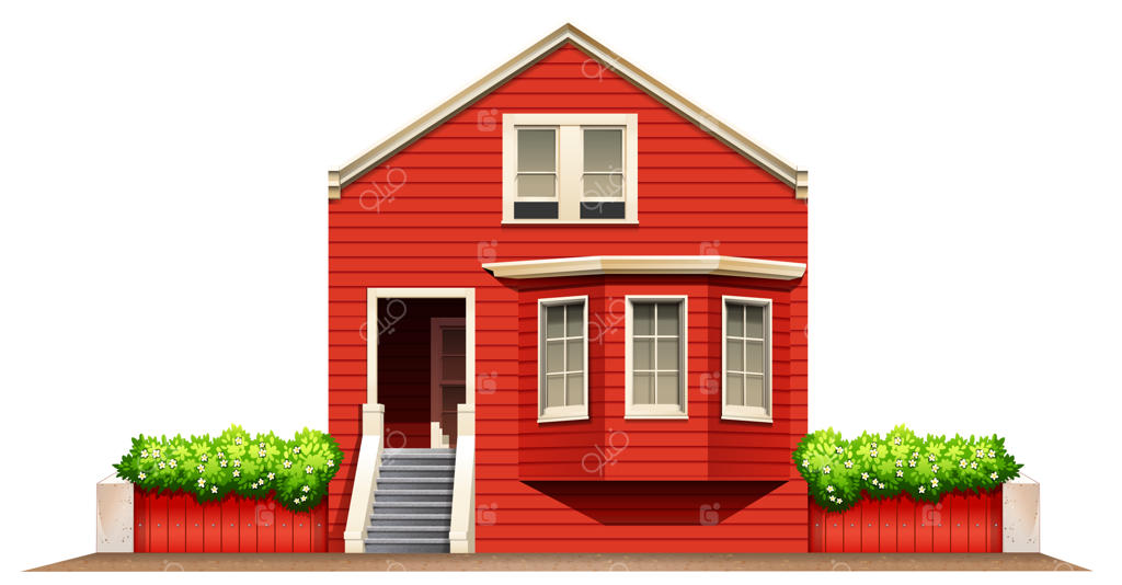 یک خانه چوبی بزرگ