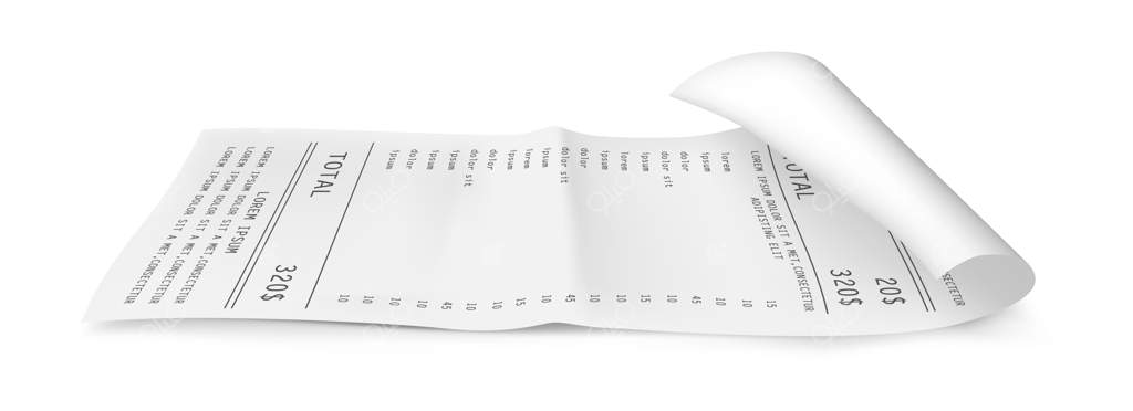 قالب قبض رسید فاکتور مالی