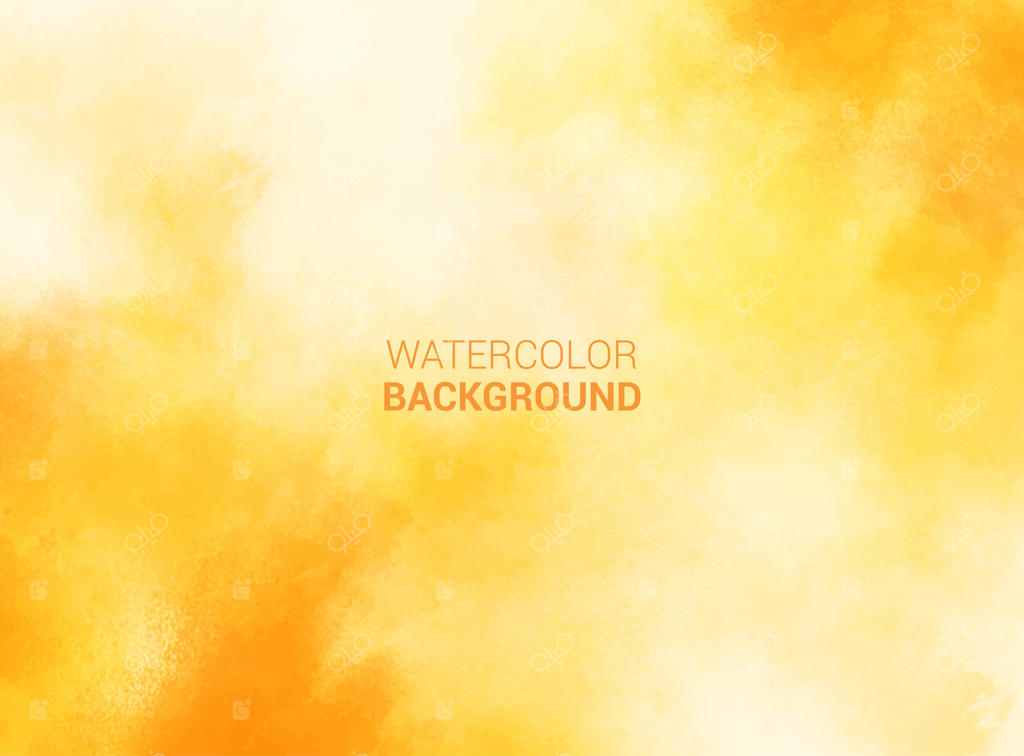 پس‌زمینه آبرنگی زرد پاستلی، بافت گرانج، نقاشی دیجیتال
