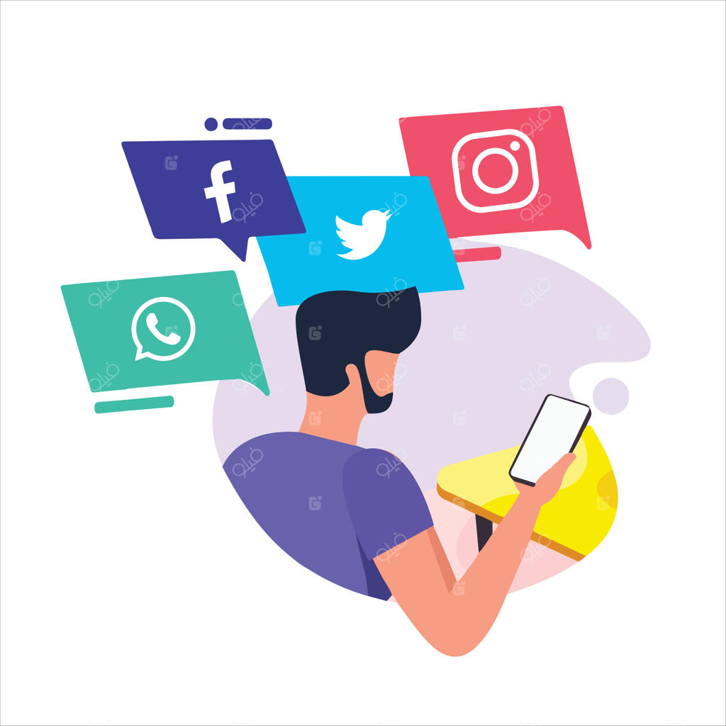 طراحی دستی فعالیت‌های کسب‌وکار در شبکه‌های اجتماعی