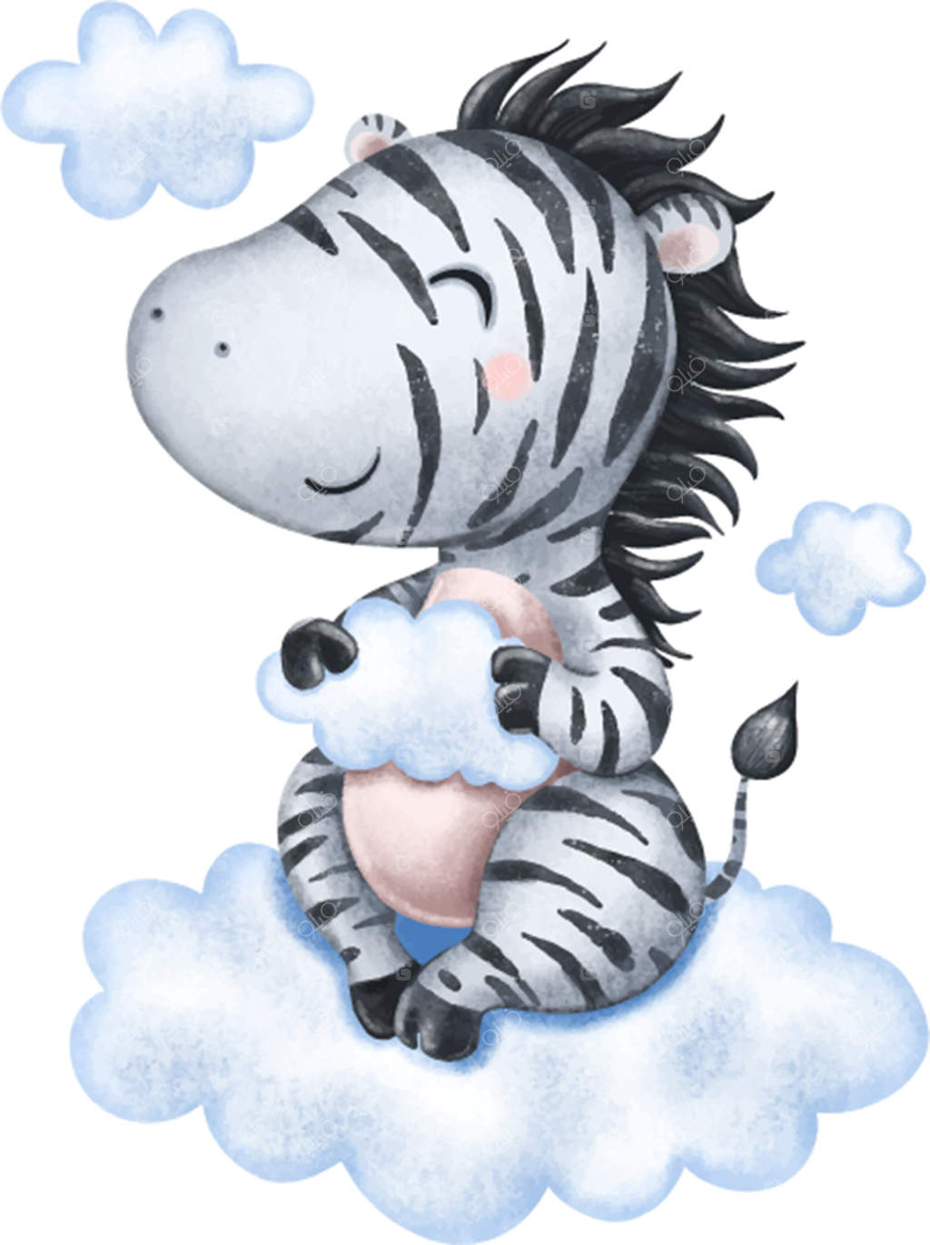 خرگوش بامزه عید پاک در سبدی با تخم‌مرغ‌ها و گل‌ها